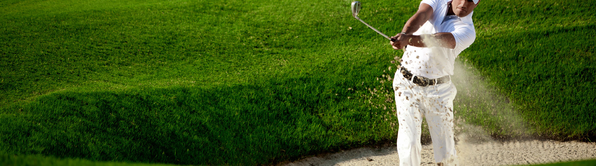 golfer on driving range